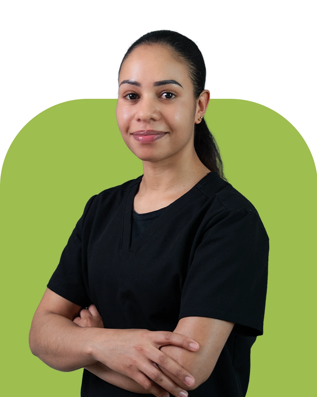 Norah Premji, Receptionist at Parkview Pet Center in Doha, Qatar